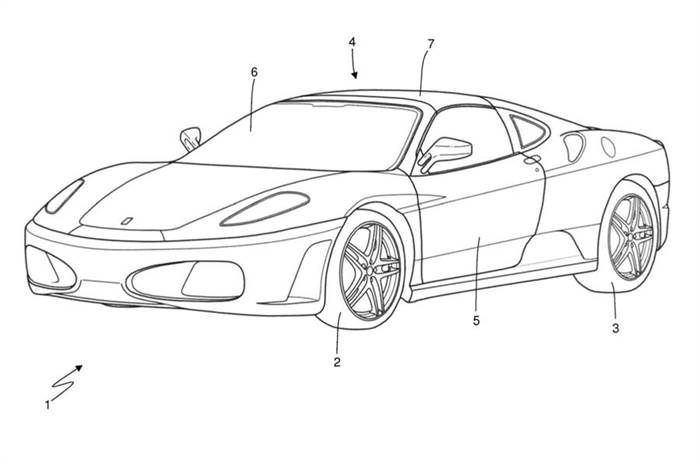 Ferrari files Targa Top patent