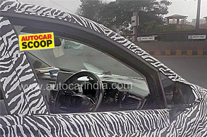 Tata 45X hatchback interior spied