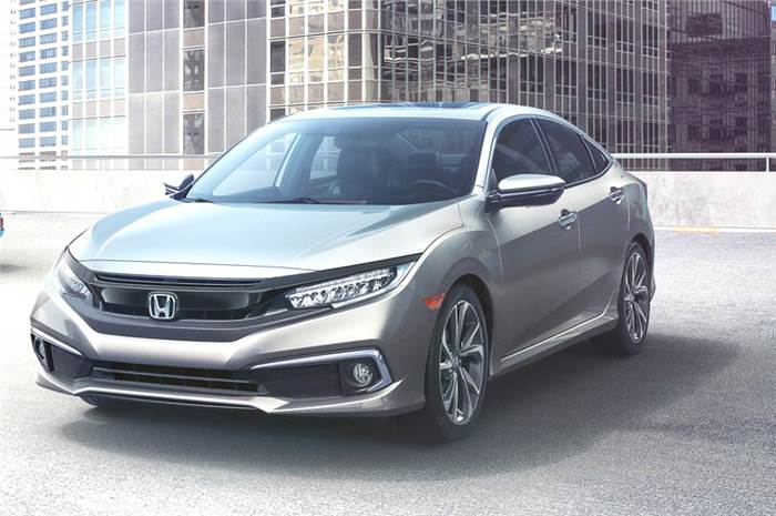 India-bound Honda Civic facelift revealed