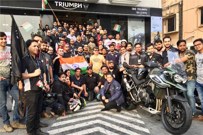 Triumph hosts Independence Day ride