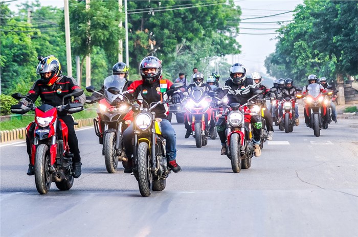 Ducati and Indian Motorcycle organise Independence Day ride