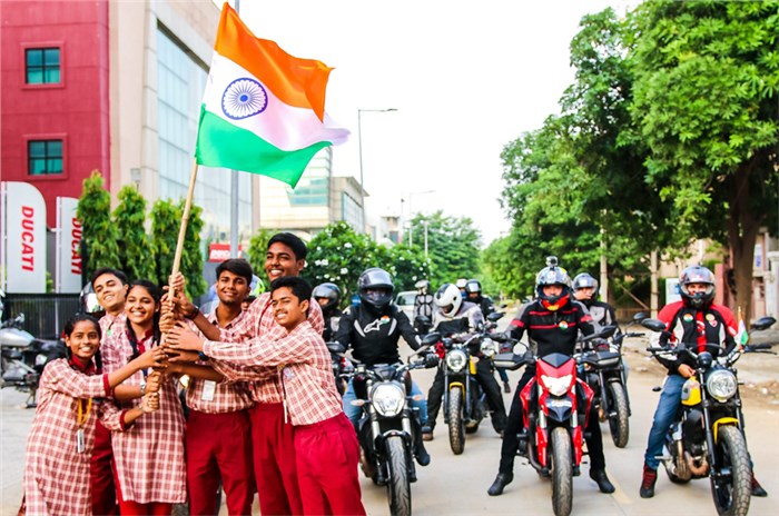 Ducati and Indian Motorcycle organise Independence Day ride