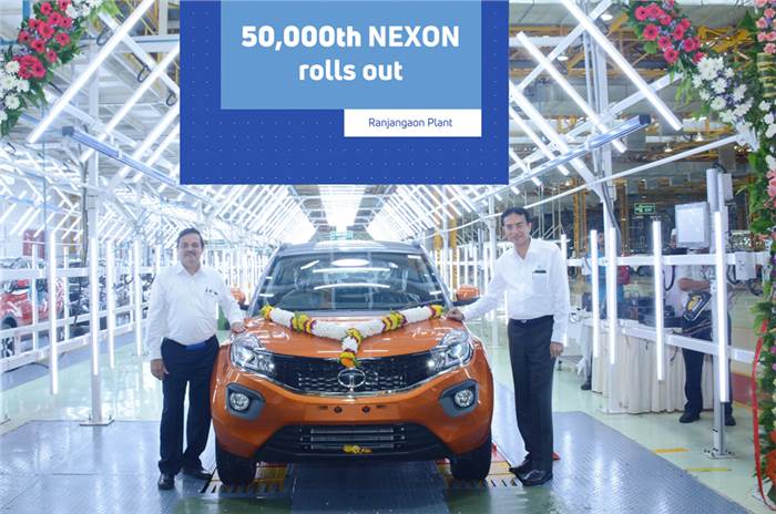 50,000th Tata Nexon rolls out