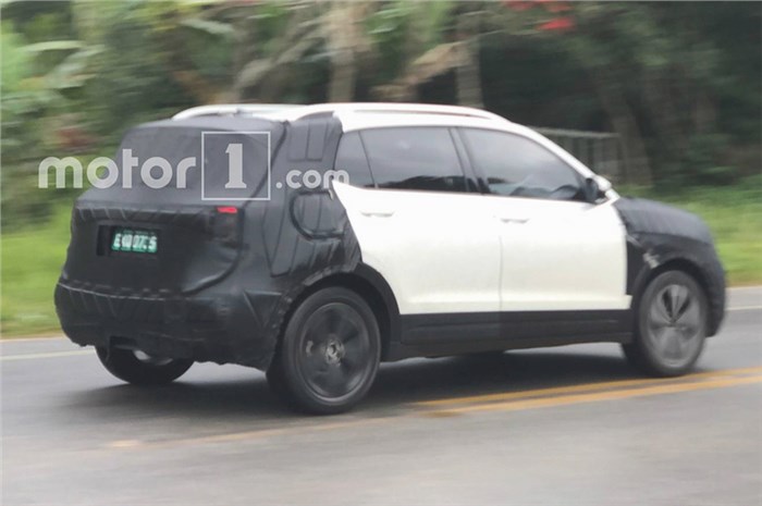 India-bound VW T-Cross SUV spied