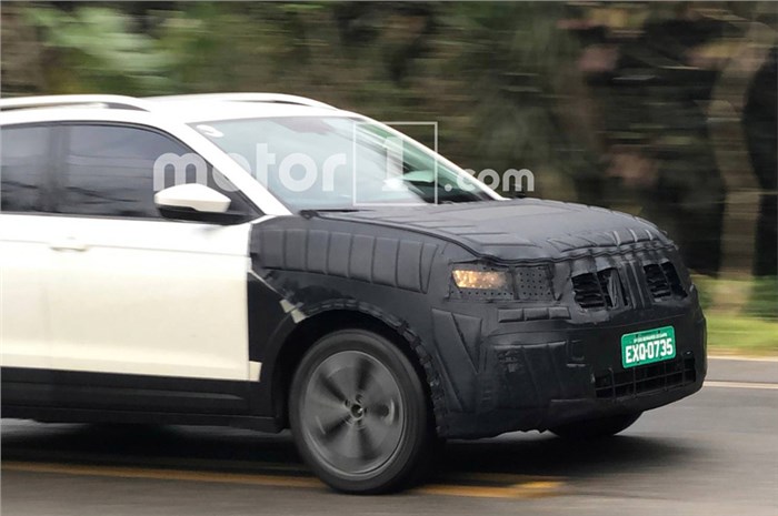 India-bound VW T-Cross SUV spied