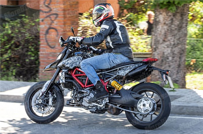2019 Ducati Hypermotard caught testing