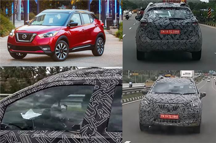 India-spec Nissan Kicks interior spied