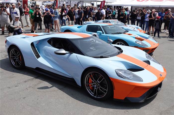 2019 Ford GT Heritage Edition with Gulf Oil livery revealed