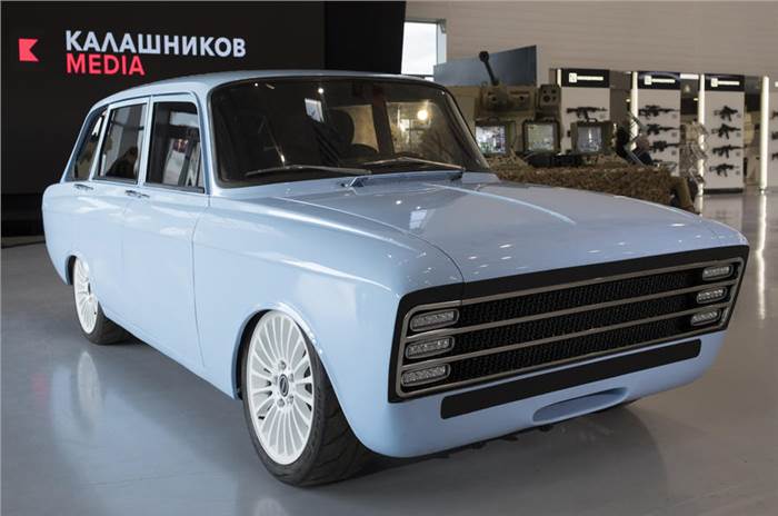 Kalashnikov reveals Tesla-rivalling electric car