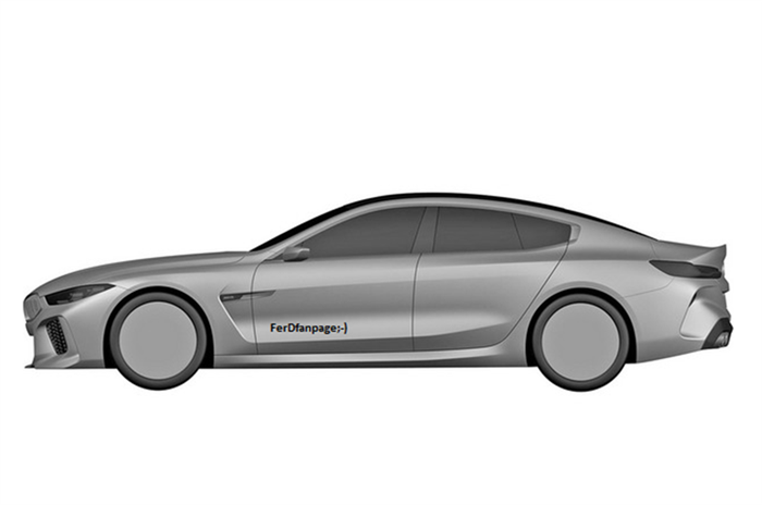BMW M8 Gran Coupe patent images show design cues