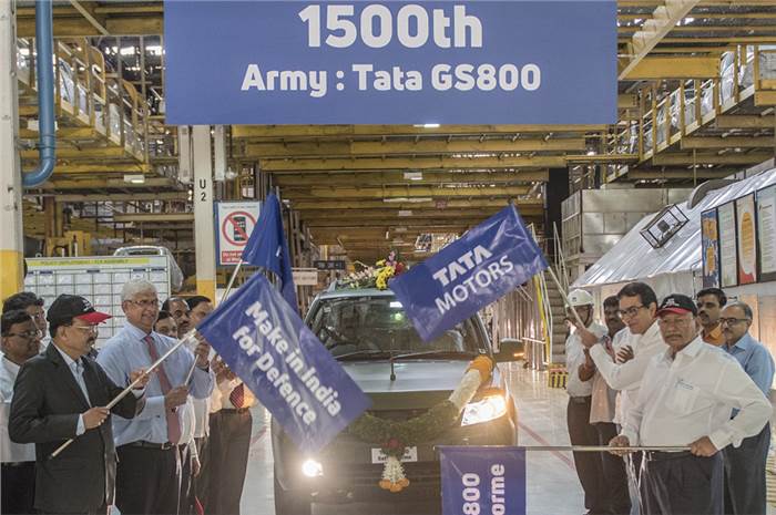 1,500th Tata Motors Safari Storme rolls out for the Indian Army