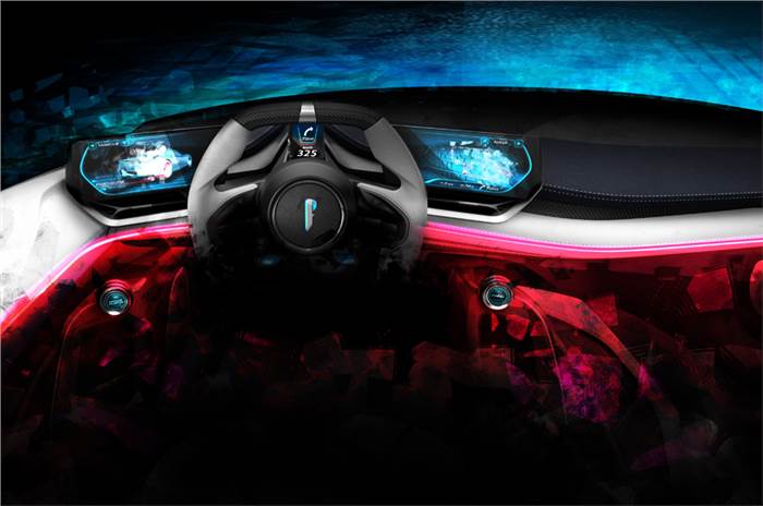 Pininfarina PF0 electric hypercar teaser image revealed