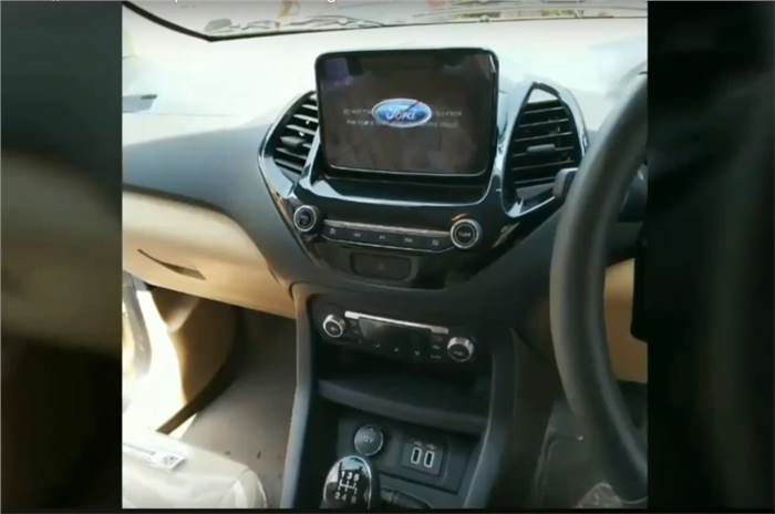 India-spec Ford Aspire facelift leaked ahead of October 4 launch