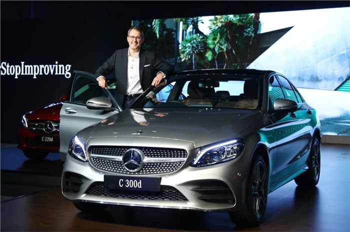 2018 Mercedes C-class facelift launched at Rs 40.00 lakh