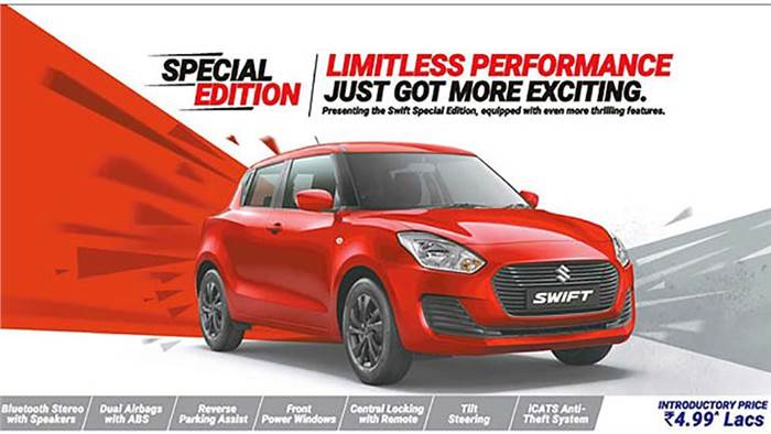 Maruti Suzuki Swift limited edition launched at Rs 4.99 lakh