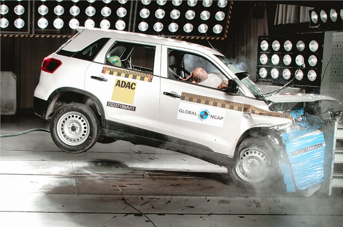 Maruti Suzuki Vitara Brezza achieves four-star Global NCAP rating