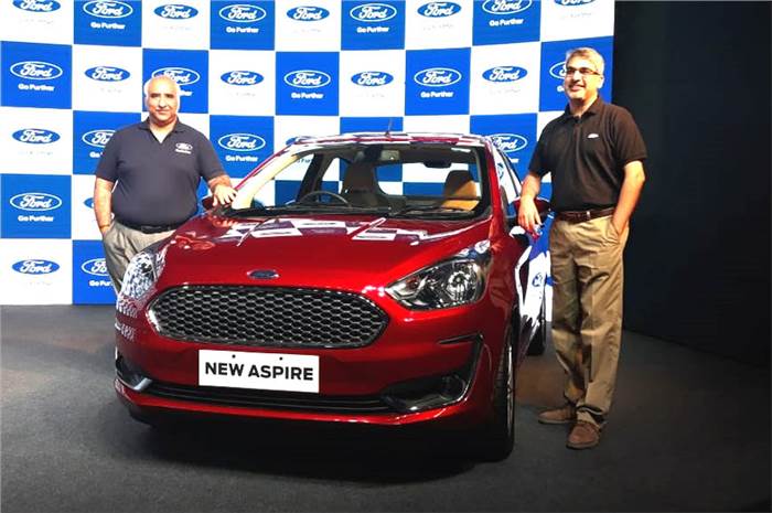 2018 Ford Aspire launched at Rs 5.55 lakh