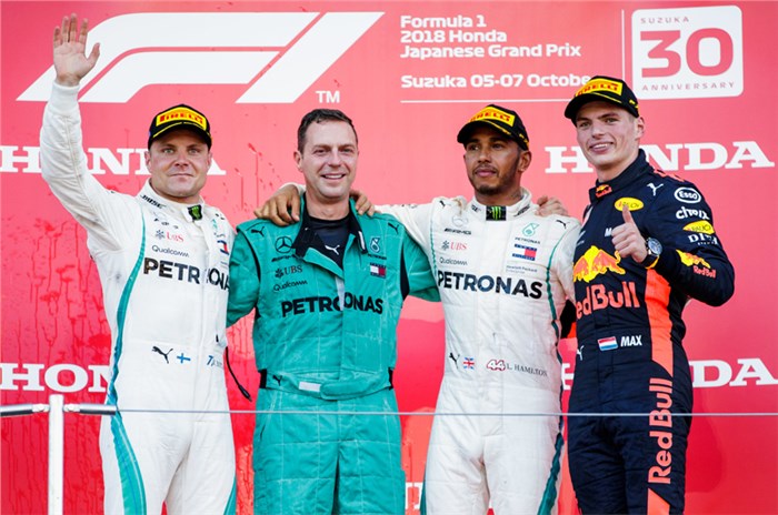 Hamilton storms to Japanese GP victory