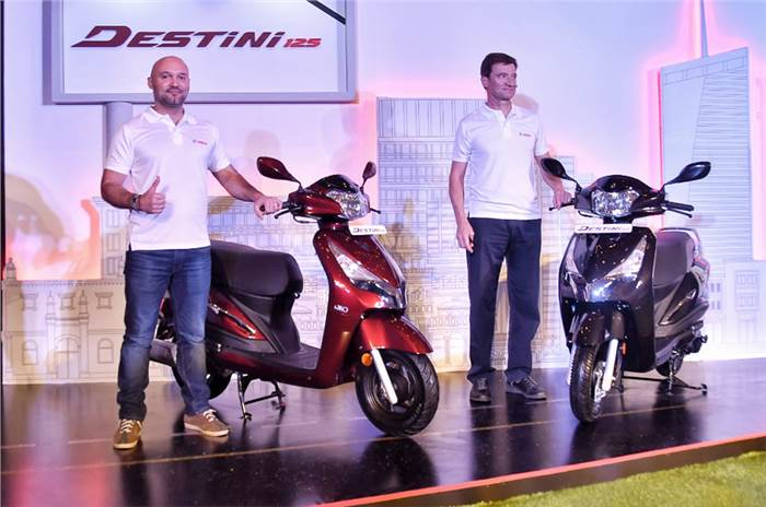 Hero Destini 125 scooter launched at Rs 54,650