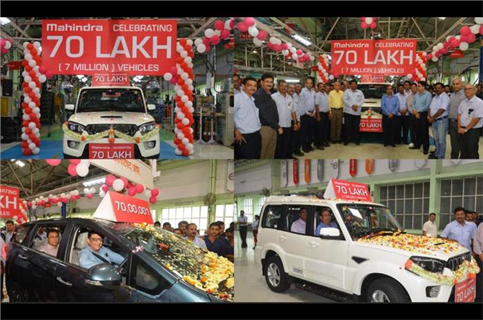 Mahindra crosses 70 lakh production mark