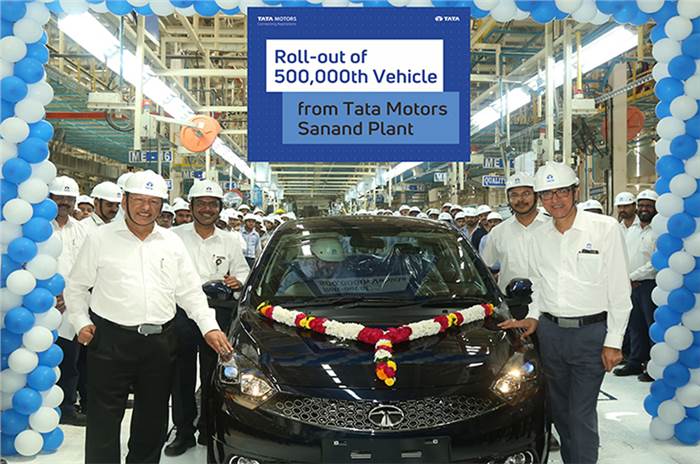 Tata rolls out 5 lakh vehicles from Sanand plant