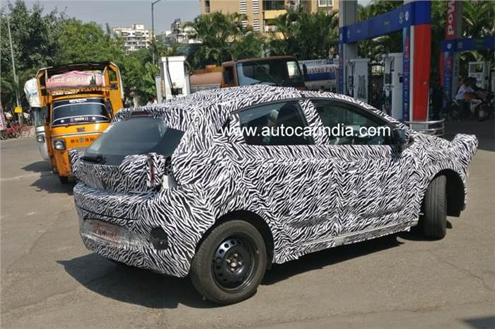 Tata continues road-testing 45X hatchback in India