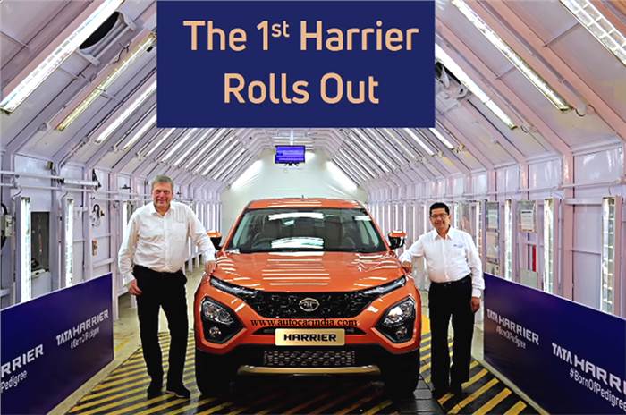 First Tata Harrier rolls off the production line
