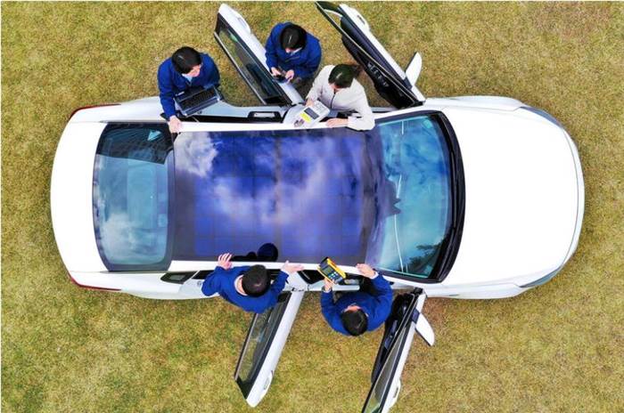 Hyundai working on solar roof charging system