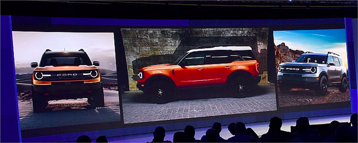 New Ford Bronco SUV leaked at a dealer event