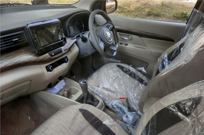 India-spec Maruti Suzuki Ertiga interior revealed