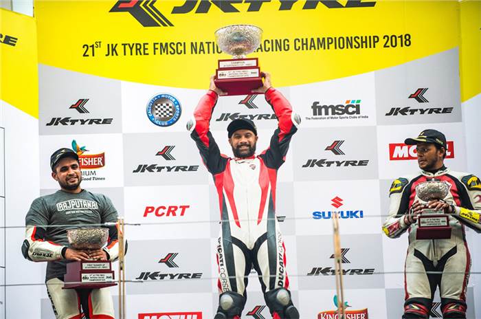 Ducati wins 2018 JK Tyre Indian National Racing Championship