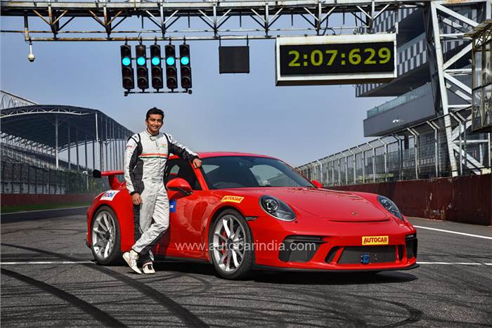 Porsche 911 GT3 smashes Buddh circuit lap record
