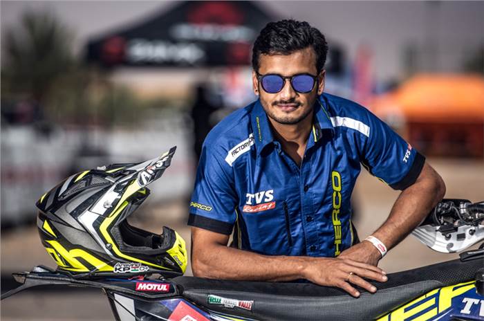 TVS confirms Aravind KP for Dakar 2019