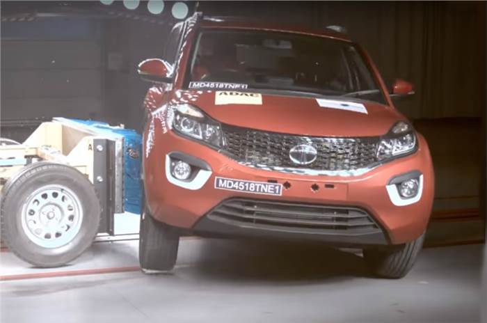 Tata Nexon secures five-star rating in Global NCAP crash tests