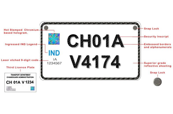 High security number plates to be pre-fitted on vehicles from April 1