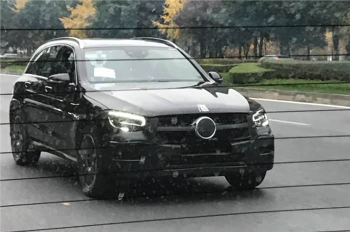 Mercedes-Benz GLC facelift spied testing