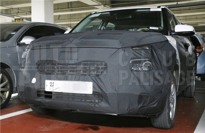 Hyundai QXi compact SUV interior spied
