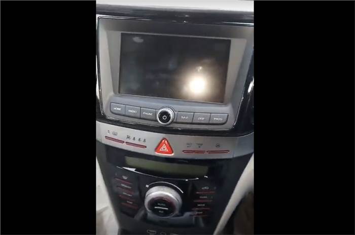 Production-spec Mahindra XUV300 interior: A closer look