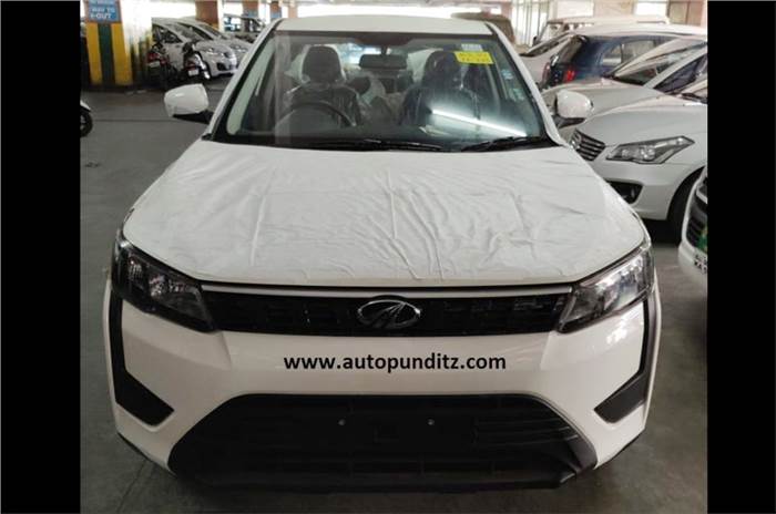 Mahindra XUV300 low-spec trim spotted