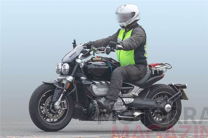 All-new Triumph Rocket III spotted without camouflage