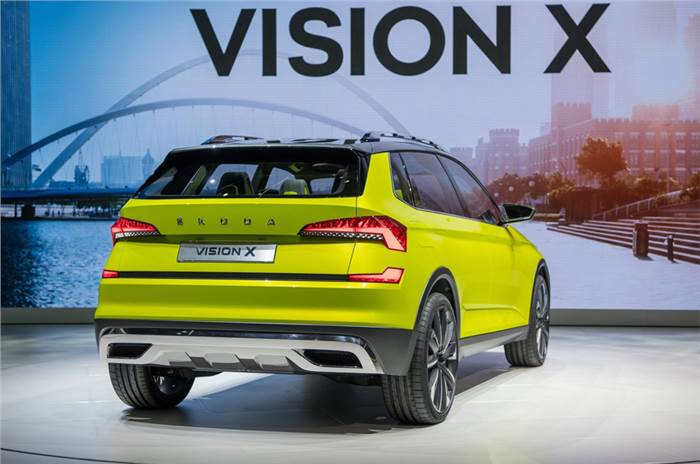 Skoda Vision X-based SUV teased ahead of Geneva reveal