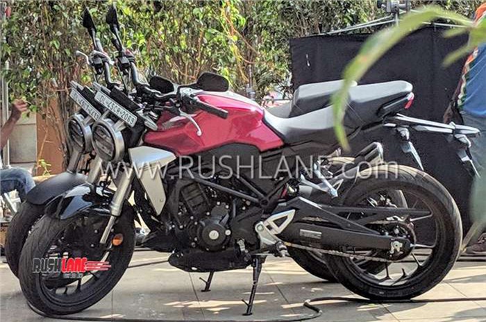 2019 Honda CB300R seen in India