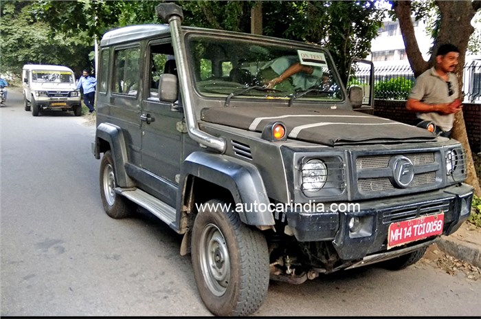 Refreshed Force Trax, Gurkha spied in Chandigarh