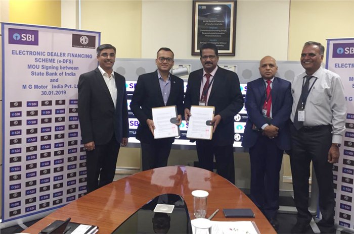 MG Motor India secures SBI's finance options for its dealer partners