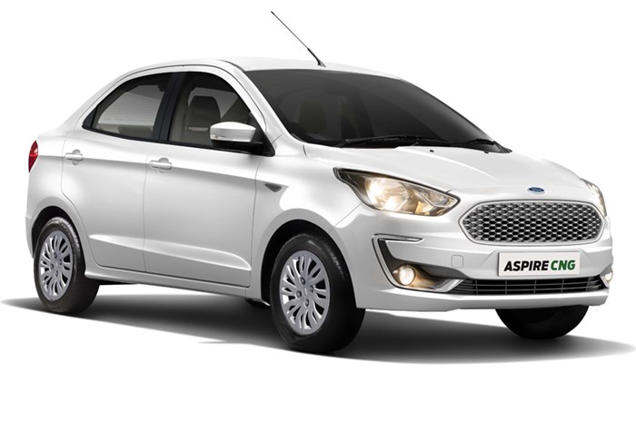 Ford Aspire CNG launched at Rs 6.27 lakh