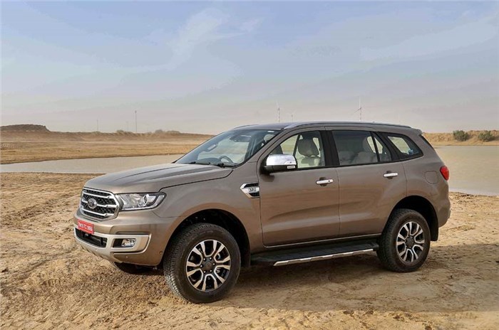 India-spec Ford Endeavour facelift officially revealed
