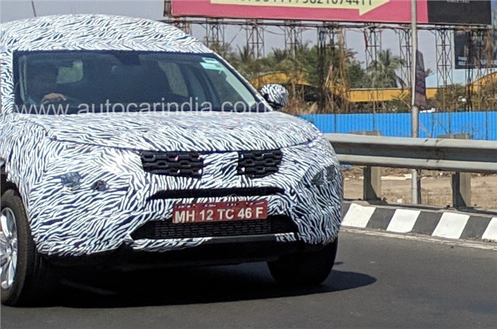 2019 Tata H7X SUV spied testing in India