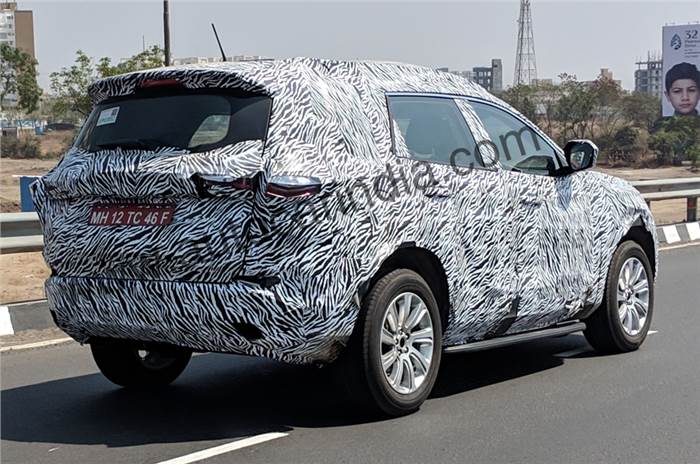 2019 Tata H7X SUV spied testing in India