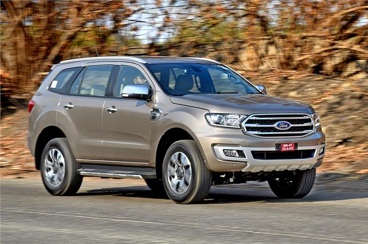 2019 Ford Endeavour facelift review, test drive