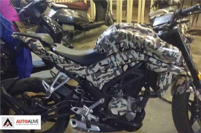 CFMoto 250NK spotted testing in India